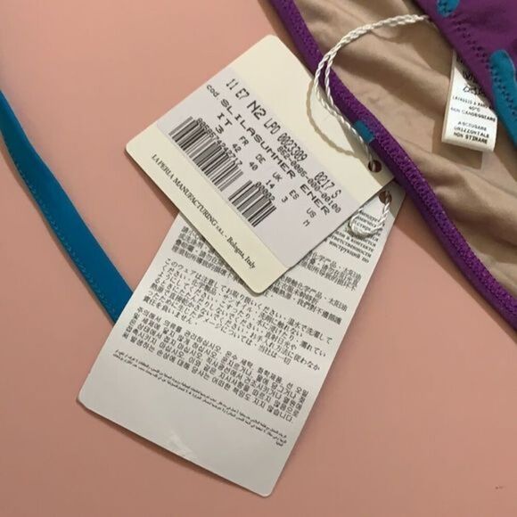 La Perla Purple & Blue Bikini Bottom NWT - Picture 3 of 8